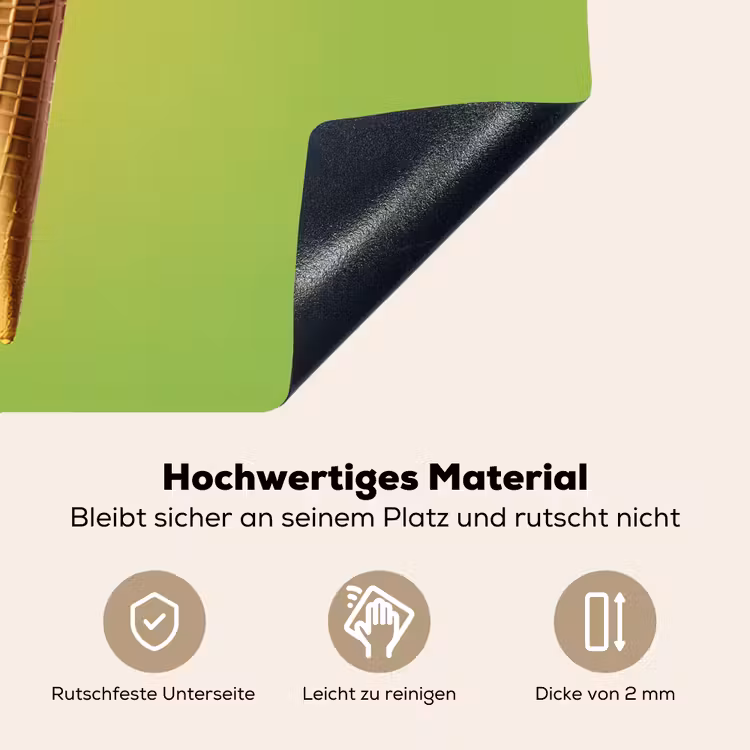 Hoorntje - Schepijs - Groen Inductie beschemer met haakjes klein -ky-onderkant-de