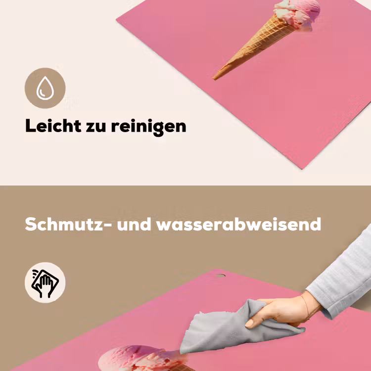 Hoorntje - Schepijs - Roze Inductie beschemer met haakjes klein -ky-schoon-de
