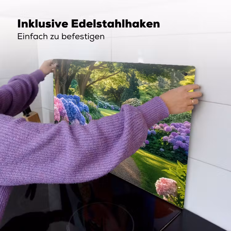 Hortensia- Park - Pad Inductie beschemer met haakjes klein -ky-ophangen-de