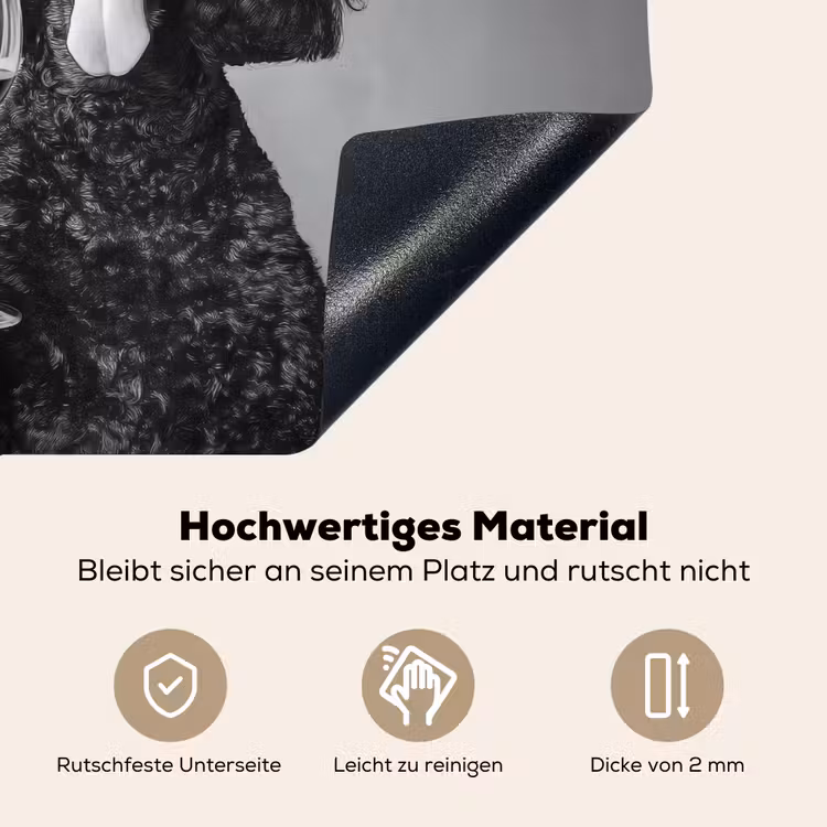 Hond - Krullen - Zonnebril - Wijn Inductie beschemer met haakjes middel -ky-onderkant-de