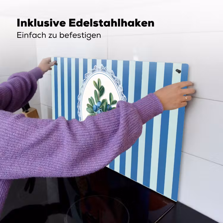 Illustratie - Bessen - Blauw - Strepen Inductie beschemer met haakjes klein -ky-ophangen-de