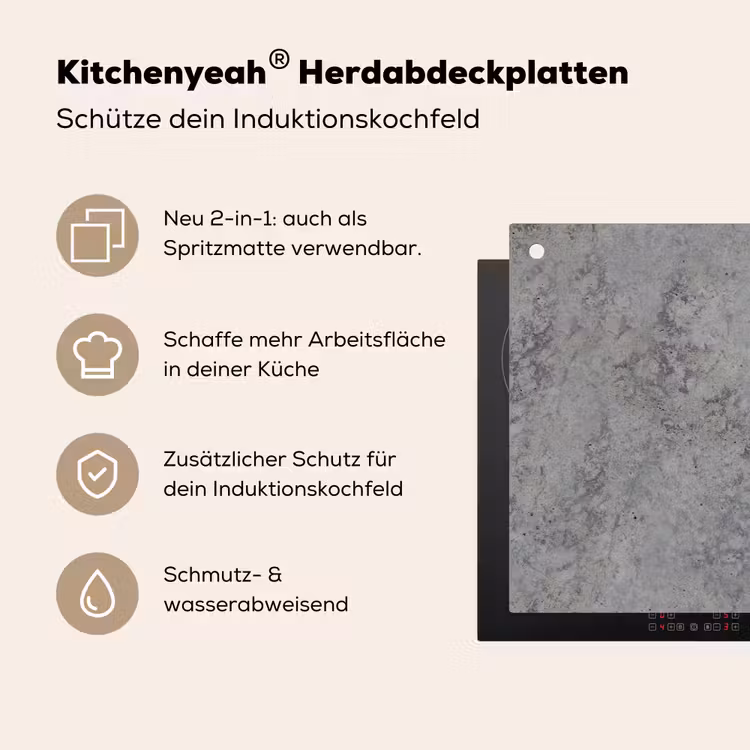 Industrieel - Beton - Patronen Inductie beschemer met haakjes klein 777 -ky-usp-de