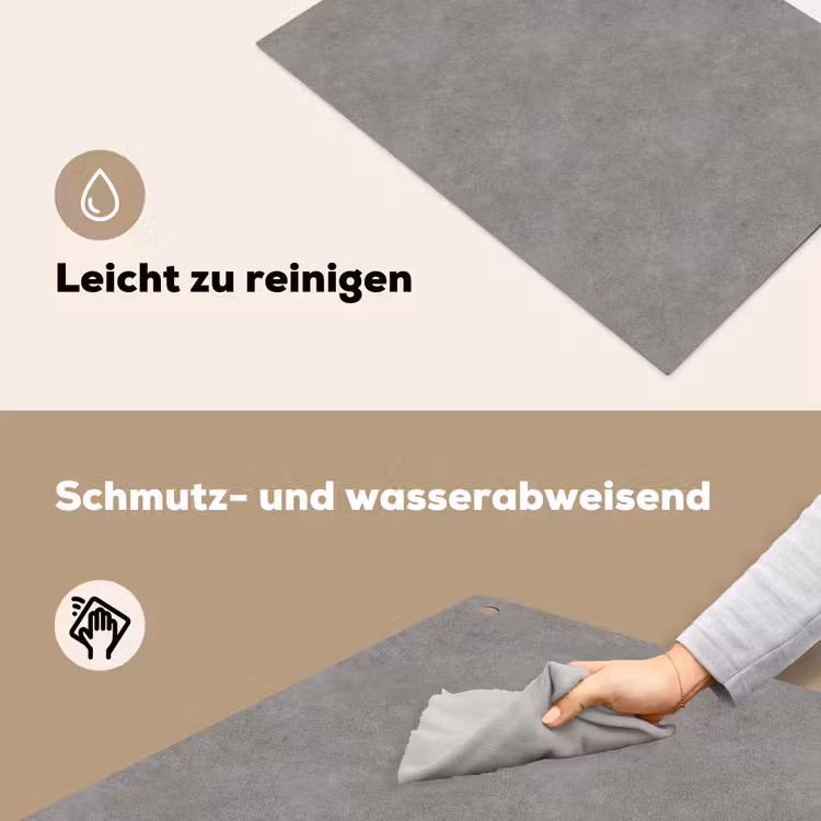 Industrieel - Patroon - Beton Inductie beschemer met haakjes klein 777 -ky-schoon-de