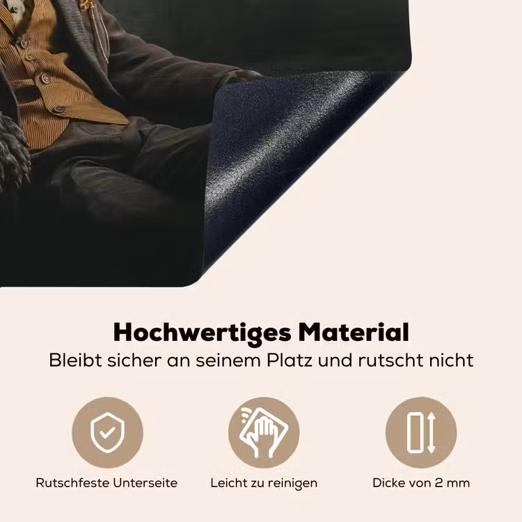 Kat - Pak - Oranje - Sigaar Inductie beschemer met haakjes klein -ky-onderkant-de