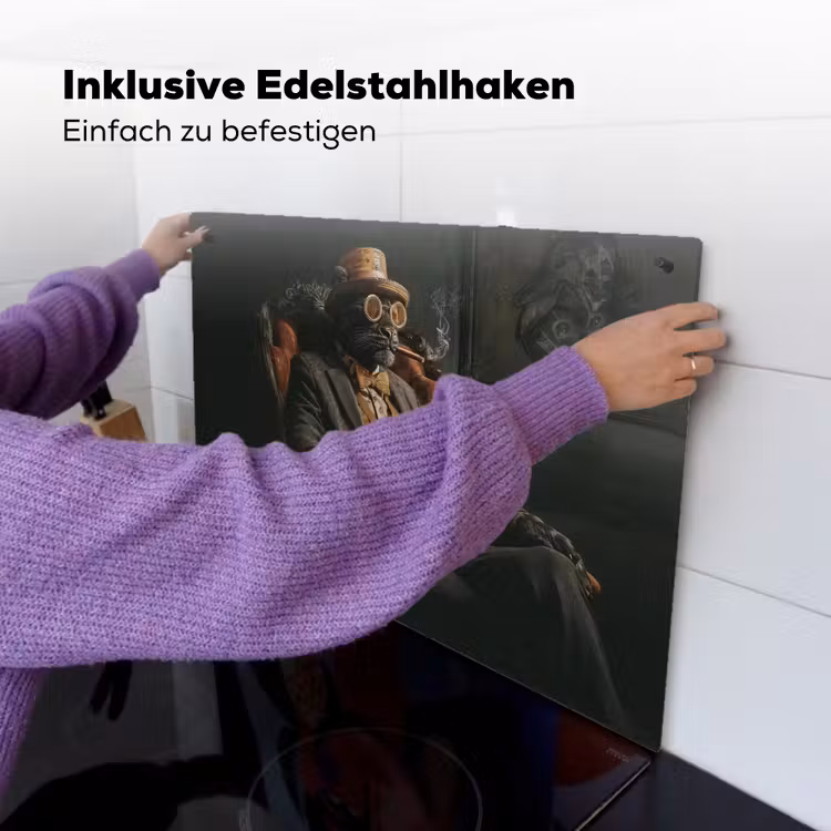 Kat - Pak - Oranje - Sigaar Inductie beschemer met haakjes klein -ky-ophangen-de