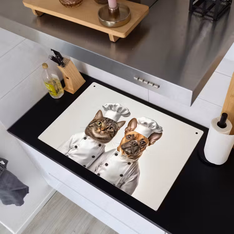Kat - Hond - Kokskleding Inductie beschemer met haakjes klein -sfeer1