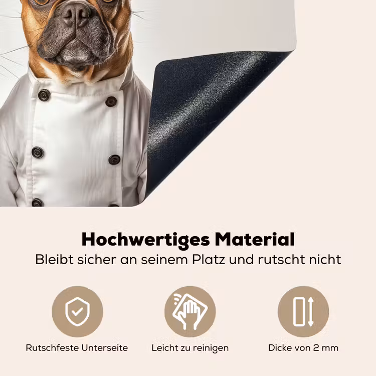 Kat - Hond - Kokskleding Inductie beschemer met haakjes klein -ky-onderkant-de
