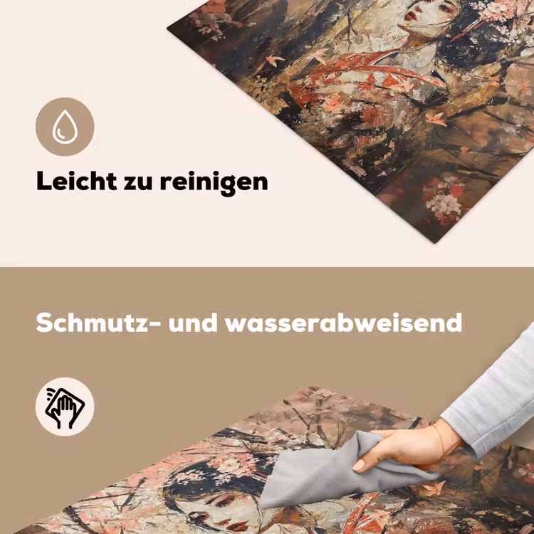 Kimono - Vrouw - kersenbomen Inductie beschemer met haakjes middel -ky-schoon-de