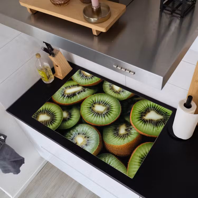 Kiwi - Fruit - Groen Inductie beschemer met haakjes klein -sfeer1