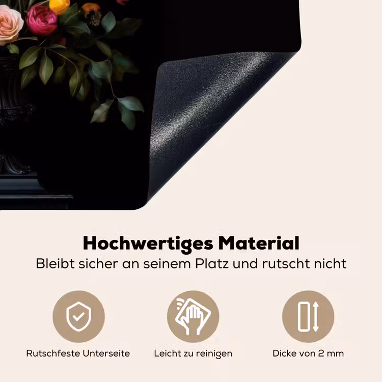 Klassiek - Vaas - Boeket - Bloemen Inductie beschemer met haakjes klein -ky-onderkant-de