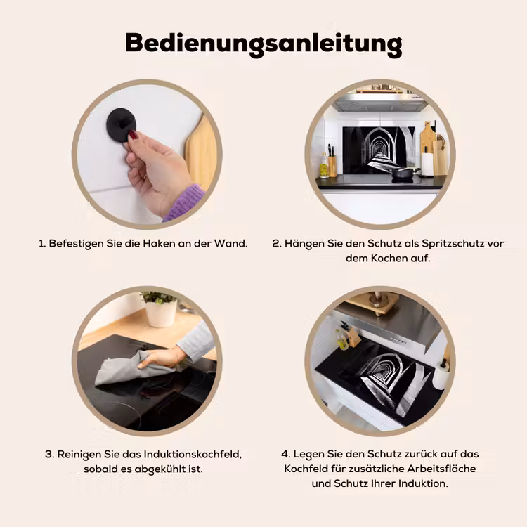 Gang - Bogen - Schaduw - Diepte Inductie beschemer met haakjes klein -ky-gebruik-de