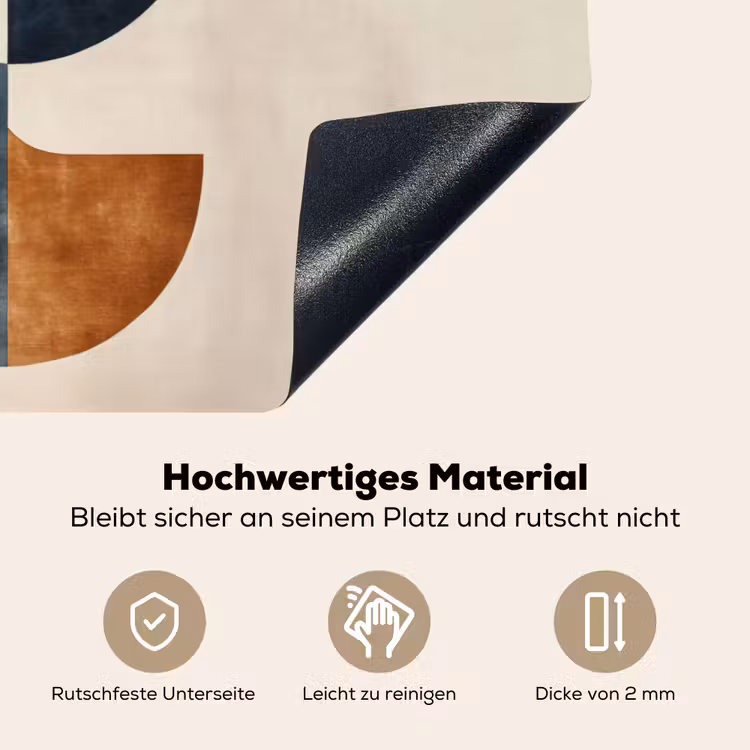 Cirkels - Abstract - Kleurrijk Inductie beschemer met haakjes klein -ky-onderkant-de