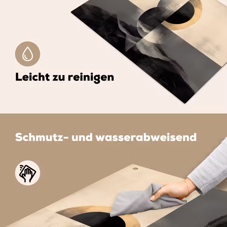 Cirkels - Schaduw - Abstract Inductie beschemer met haakjes klein -ky-schoon-de