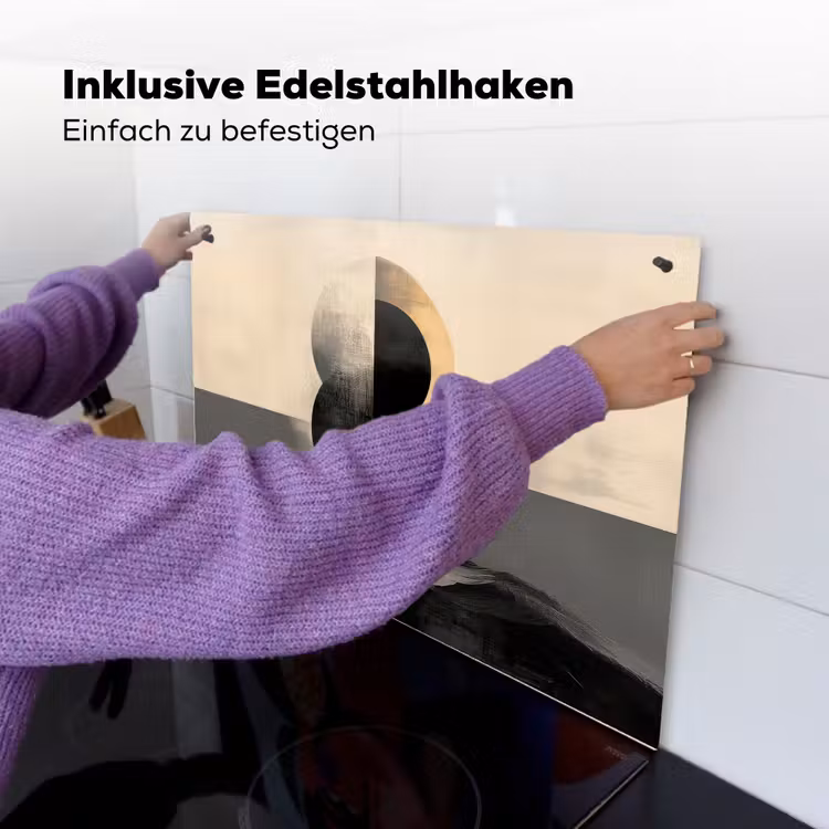 Cirkels - Schaduw - Abstract Inductie beschemer met haakjes klein -ky-ophangen-de