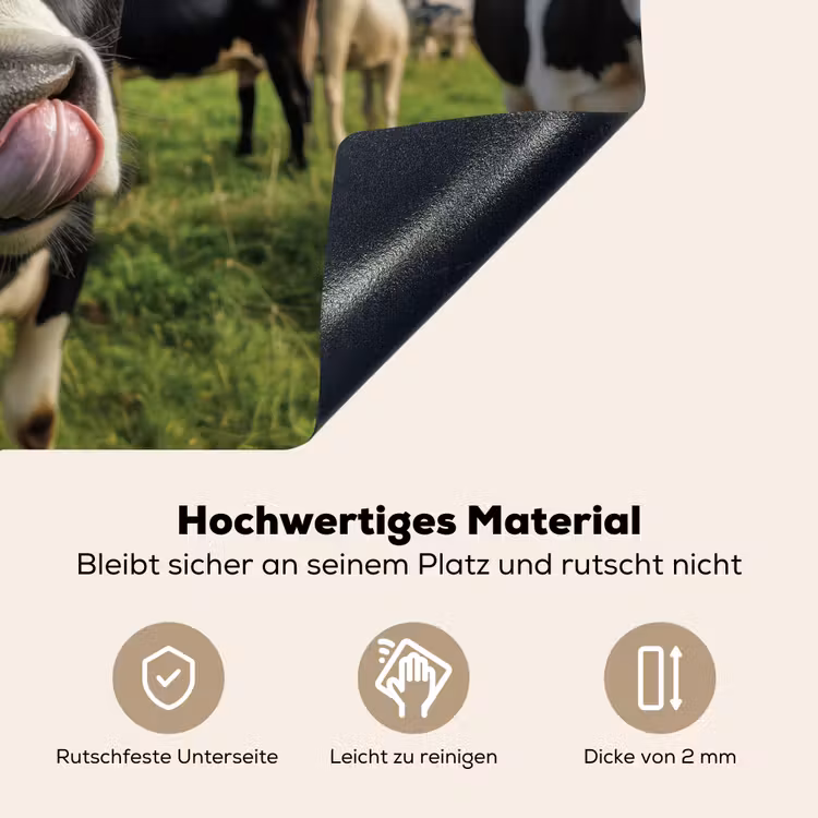 Koe - Tong - Weide Inductie beschemer met haakjes klein -ky-onderkant-de