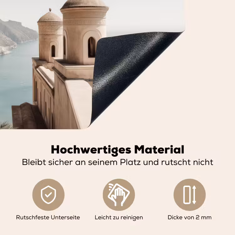 Kust - Klif - Boom - Gebouw Inductie beschemer met haakjes middel -ky-onderkant-de