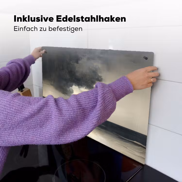 Kust - Golven - Rots - Storm Inductie beschemer met haakjes klein -ky-ophangen-de