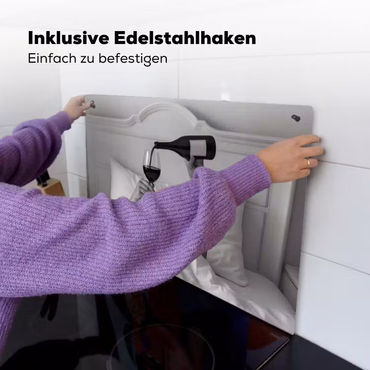Lakens - Armen - Wijn - Glas Inductie beschemer met haakjes klein -ky-ophangen-de