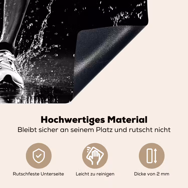 Hardloopschoenen - Rennen - Druppels - Zwart Inductie beschemer met haakjes klein -ky-onderkant-de