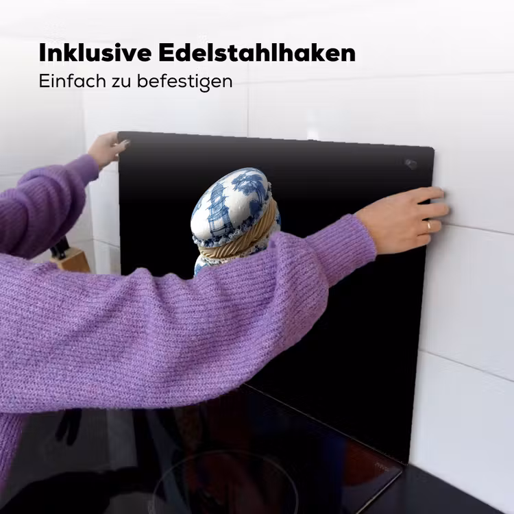 Eten - Macarons - Delfts blauw - Koekjes Inductie beschemer met haakjes klein -ky-ophangen-de