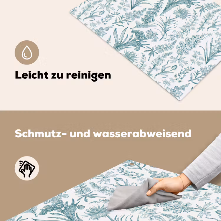 Lovely - Garden - Emerald Inductie beschemer met haakjes klein 777 -ky-schoon-de
