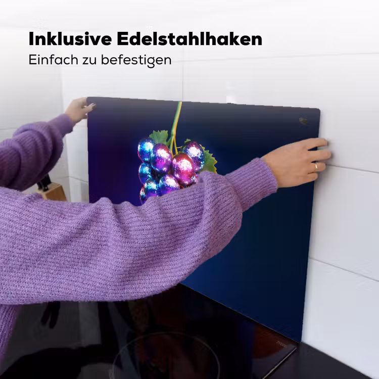 Paars - Disco - Feest - Druif Inductie beschemer met haakjes klein -ky-ophangen-de