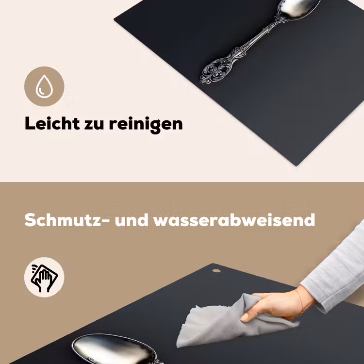 Lepel - Zilver - Metaal Inductie beschemer met haakjes klein -ky-schoon-de