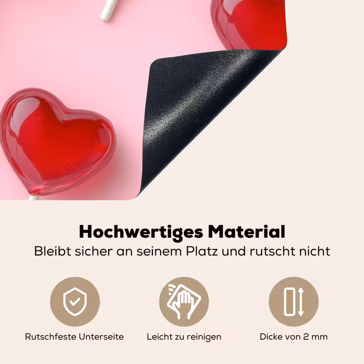 Lollies - Hartjes - Roze Inductie beschemer met haakjes klein -ky-onderkant-de