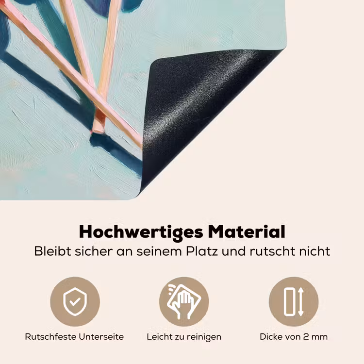 Lollys - Schaduw - Drie - Blauw Inductie beschemer met haakjes middel -ky-onderkant-de