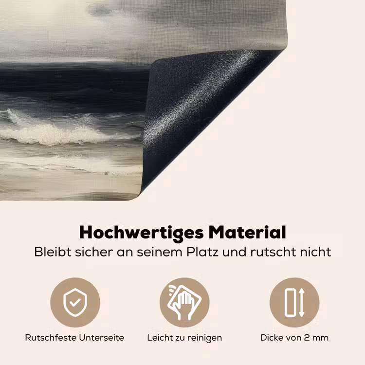 Zee - Rotsen - Storm Inductie beschemer met haakjes klein -ky-onderkant-de