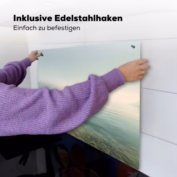 Zee - Horizon - Blauw - Mist Inductie beschemer met haakjes middel -ky-ophangen-de