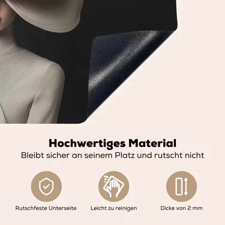 Modern - Vrouw - Hoed Inductie beschemer met haakjes klein -ky-onderkant-de