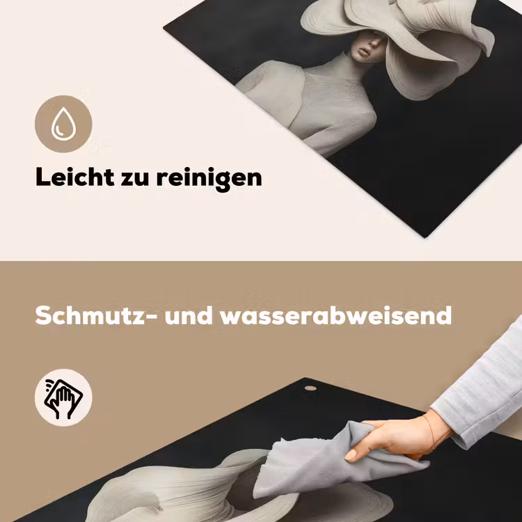 Modern - Vrouw - Hoed Inductie beschemer met haakjes klein -ky-schoon-de