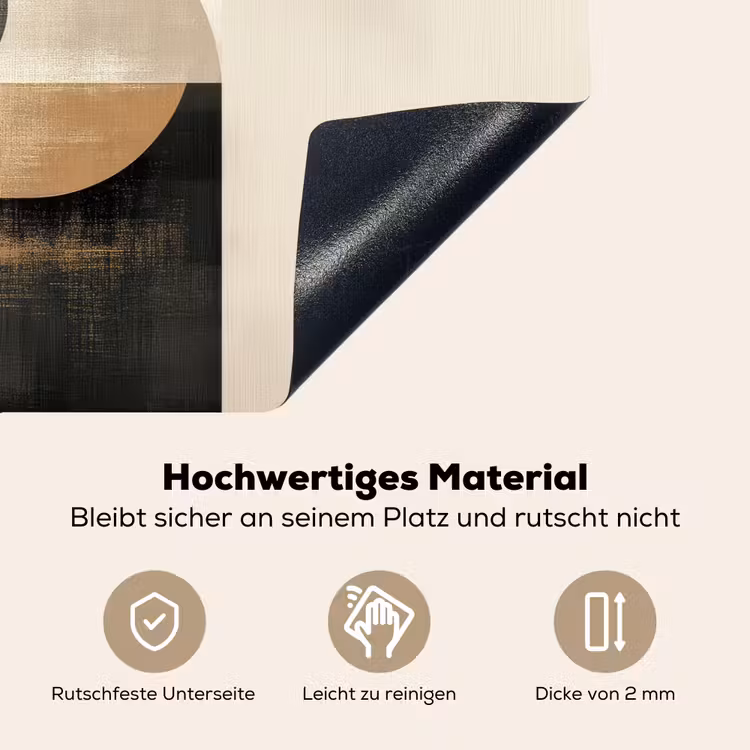 Modern - Vierkant - Vormen Inductie beschemer met haakjes klein -ky-onderkant-de