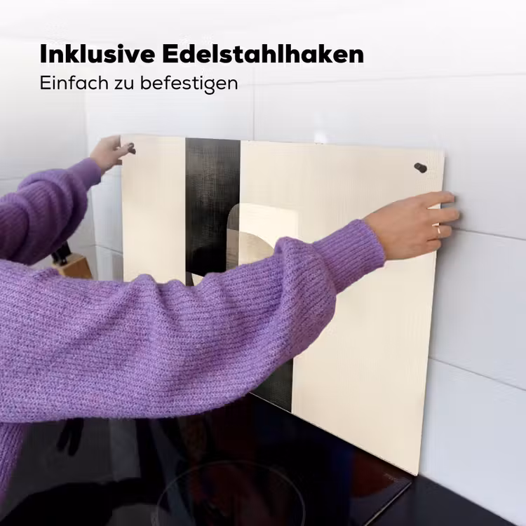 Modern - Vierkant - Vormen Inductie beschemer met haakjes klein -ky-ophangen-de