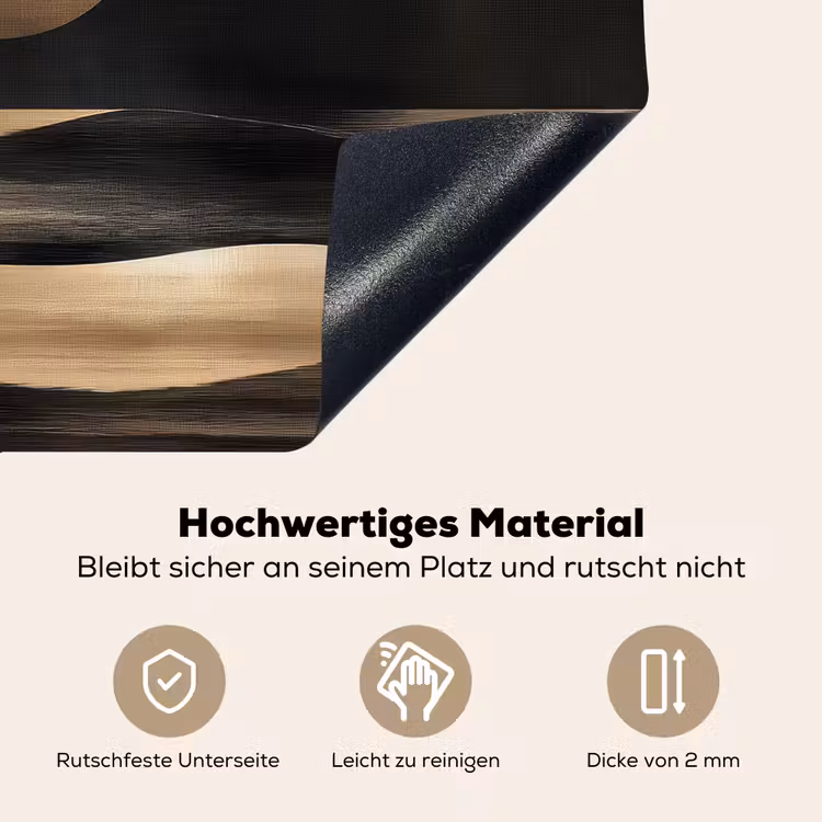 Maan - Cirkel - Goud Inductie beschemer met haakjes klein -ky-onderkant-de