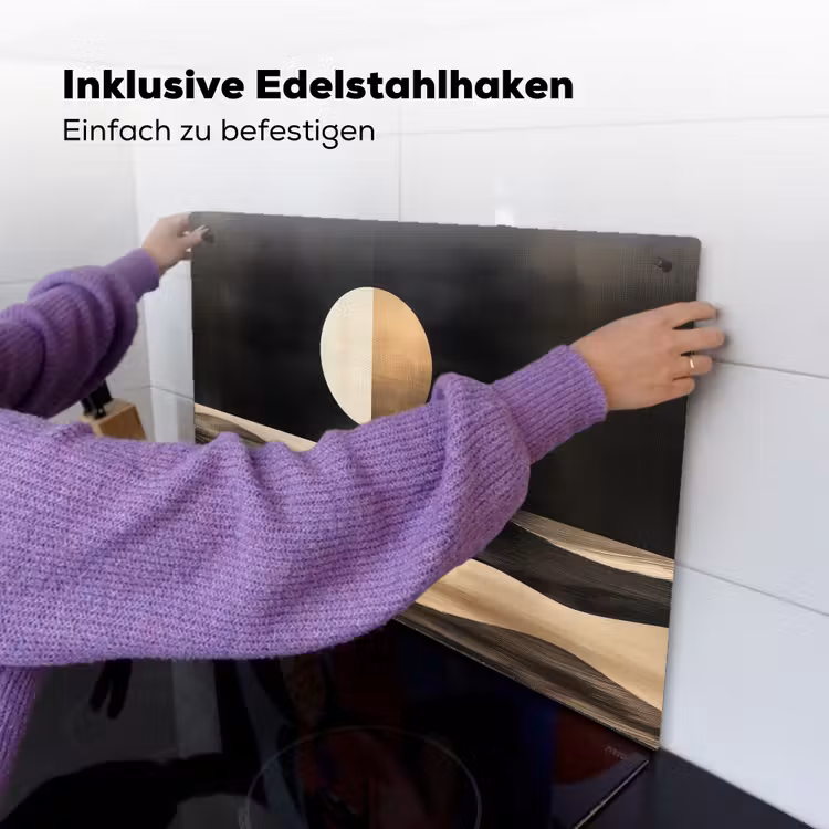 Maan - Cirkel - Goud Inductie beschemer met haakjes klein -ky-ophangen-de