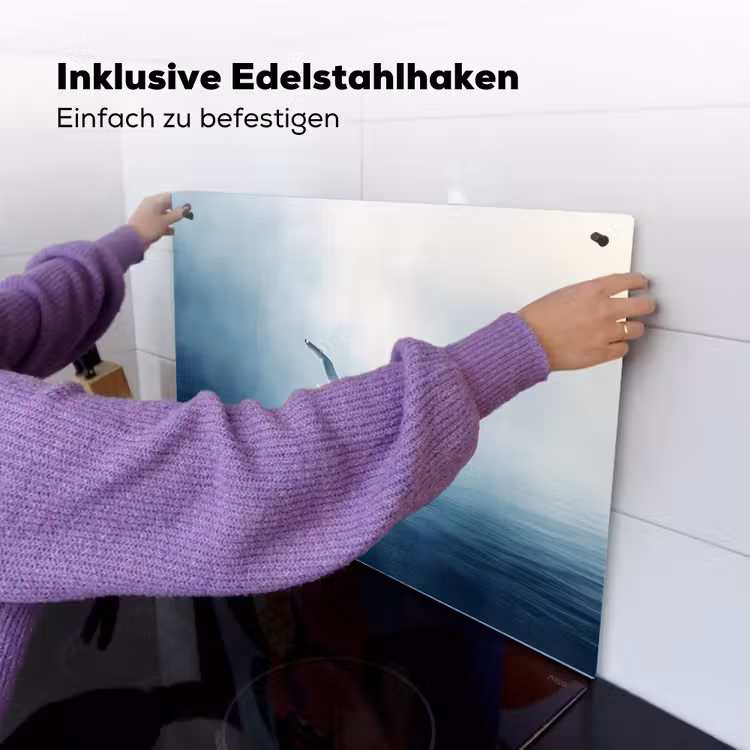 Meeuw - Wit - Zee - Mistig Inductie beschemer met haakjes klein -ky-ophangen-de