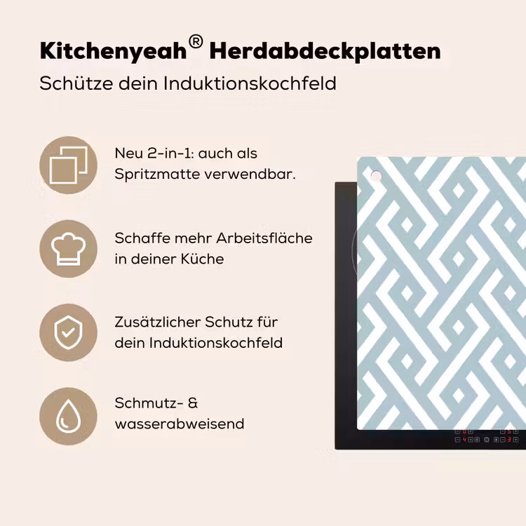 Patronen - Abstract - Geometrie Inductie beschemer met haakjes klein 777 -ky-usp-de