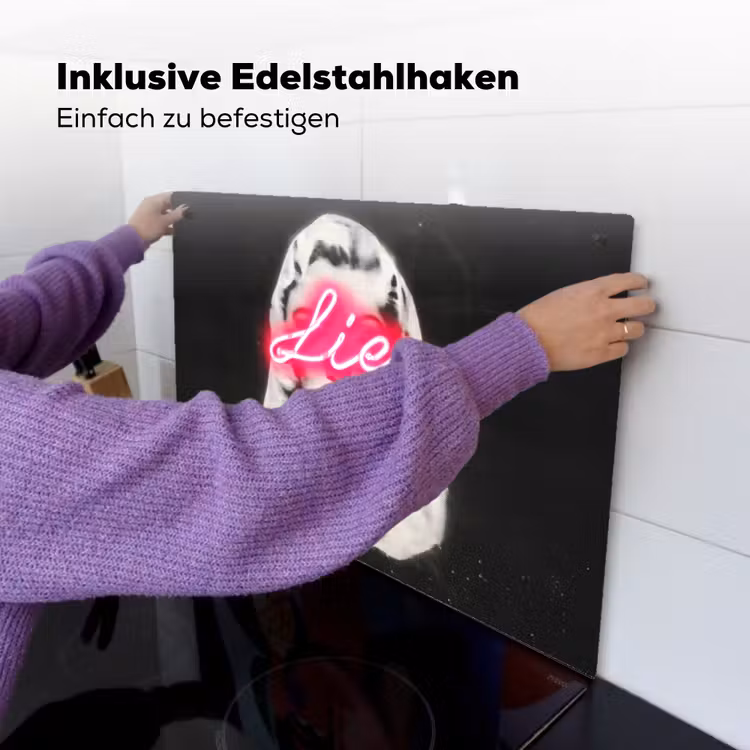 Neon - Letters - Vintage - Vrouw Inductie beschemer met haakjes klein -ky-ophangen-de