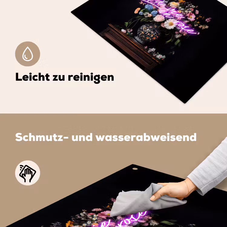 Neon - Vaas - Bloemen Inductie beschemer met haakjes klein -ky-schoon-de