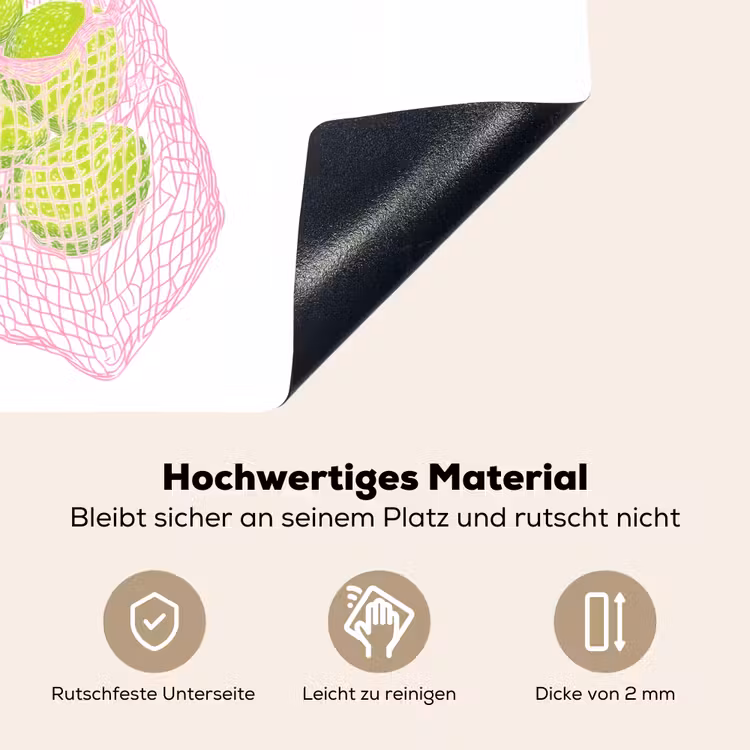 Netzakje - Roze - Illustratie - Limoenen Inductie beschemer met haakjes klein -ky-onderkant-de