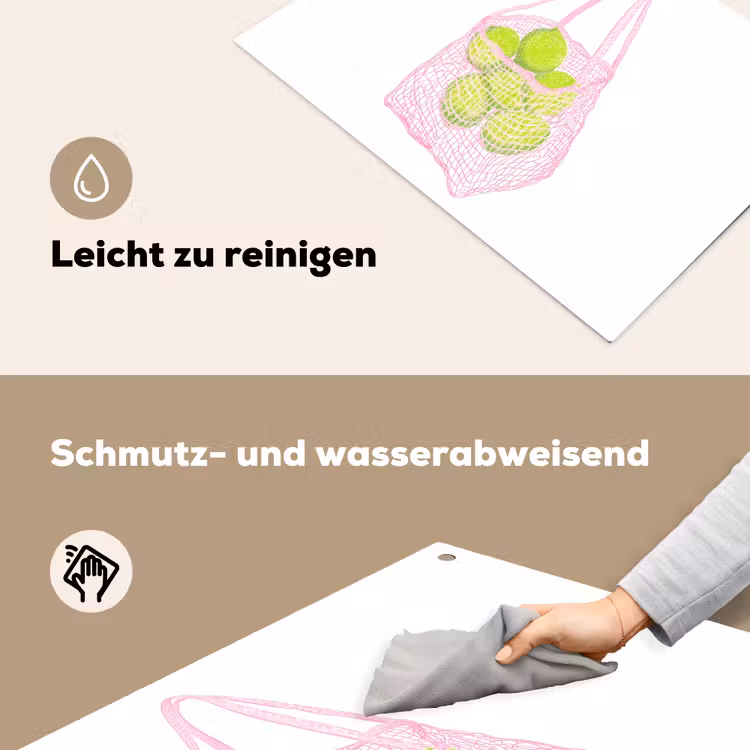 Netzakje - Roze - Illustratie - Limoenen Inductie beschemer met haakjes klein -ky-schoon-de