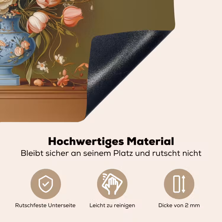 Neutral - Bloemen - Boeket - Vaas Inductie beschemer met haakjes klein -ky-onderkant-de
