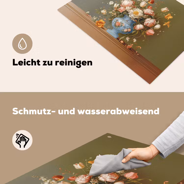 Neutral - Bloemen - Boeket - Vaas Inductie beschemer met haakjes klein -ky-schoon-de