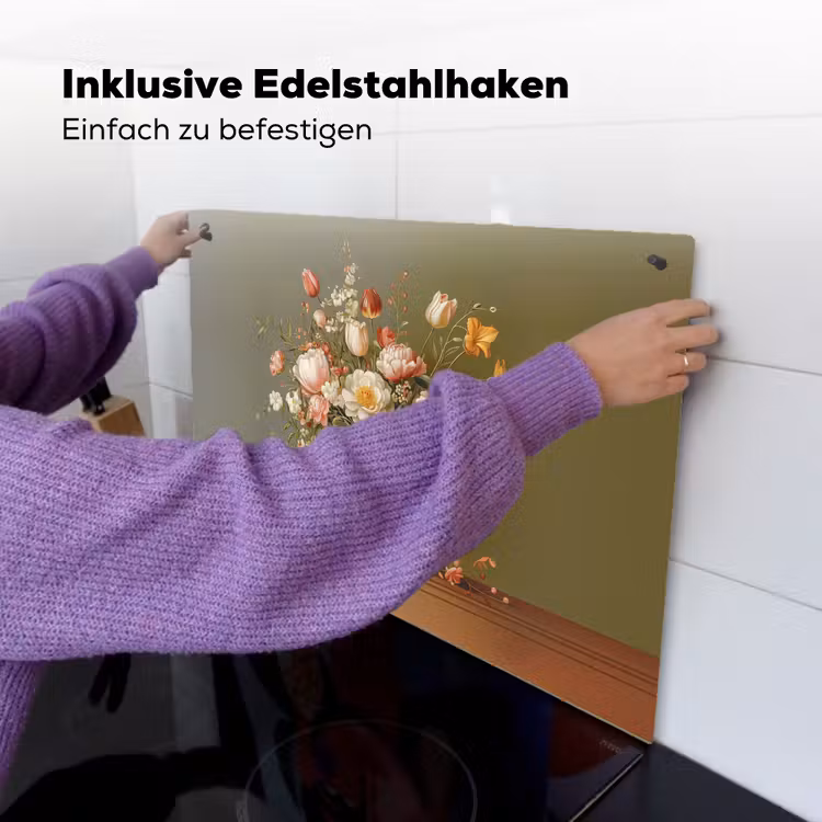 Neutral - Bloemen - Boeket - Vaas Inductie beschemer met haakjes klein -ky-ophangen-de
