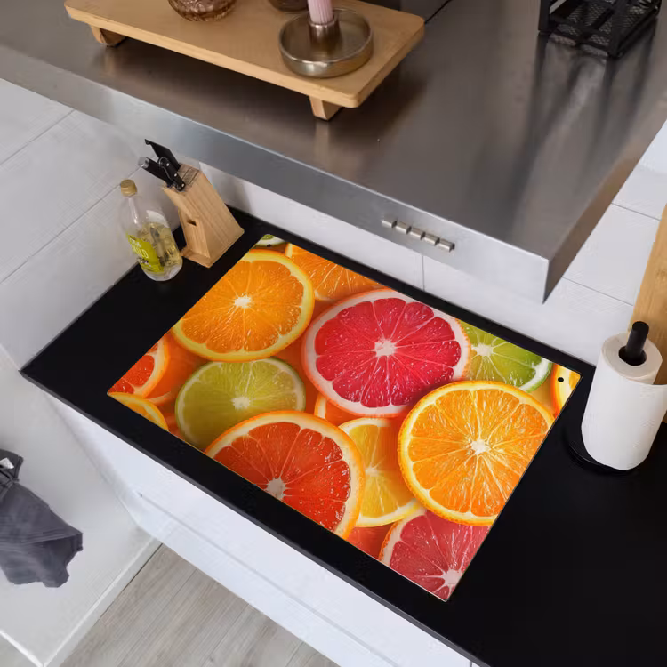 Fruit - Kleurrijk - Close up Inductie beschemer met haakjes klein -sfeer1