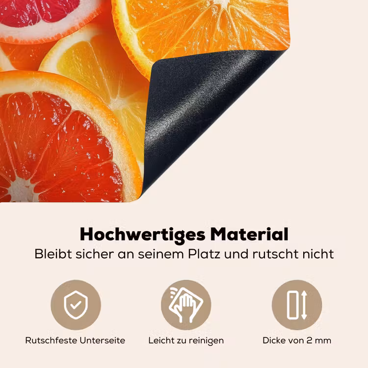 Fruit - Kleurrijk - Close up Inductie beschemer met haakjes klein -ky-onderkant-de