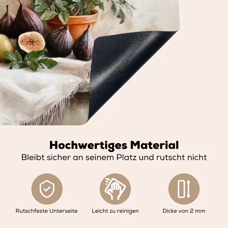Fruit - Kruiden - Landelijk Inductie beschemer met haakjes klein -ky-onderkant-de