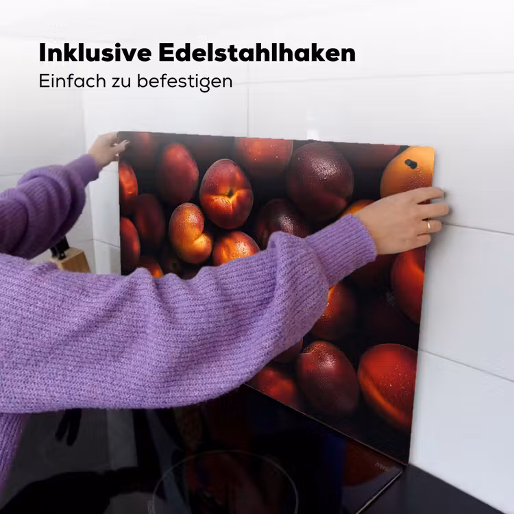 Fruit - Close up - Nectarines Inductie beschemer met haakjes klein -ky-ophangen-de